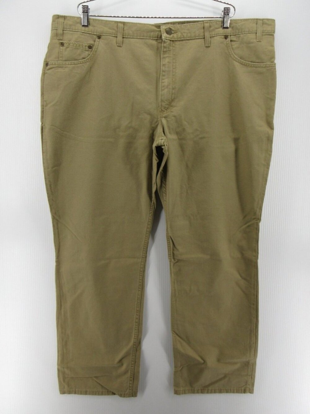 Bills Khakis Pants 44X32 Khaki Weathered Canvas Classic Trousers NEW